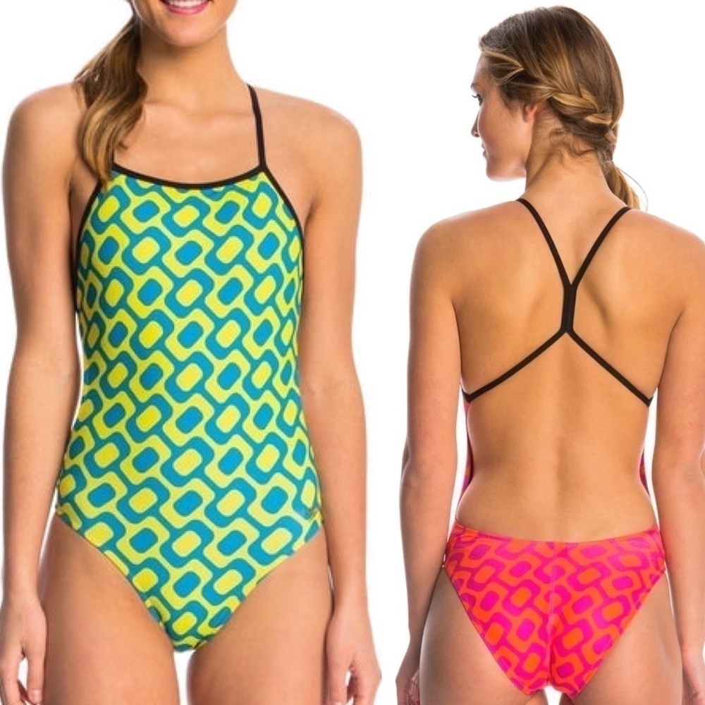 SPEEDO Rio Brites Printed One Back One Piece Swimsuit